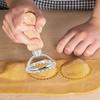 3PCS Ravioli Pasta Cutter Set, Ravioli Stamp Maker with Wooden Handle Ravioli Cutter Pasta Cutter for Ravioli, Pasta, Dumplings Lasagna, Pierogi