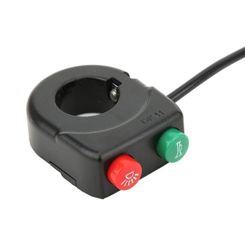 Bicycless LED Light Horn Button Scooter Horn Headlight Switches Electric Bicycles Headlight Horn Turn Signal Light