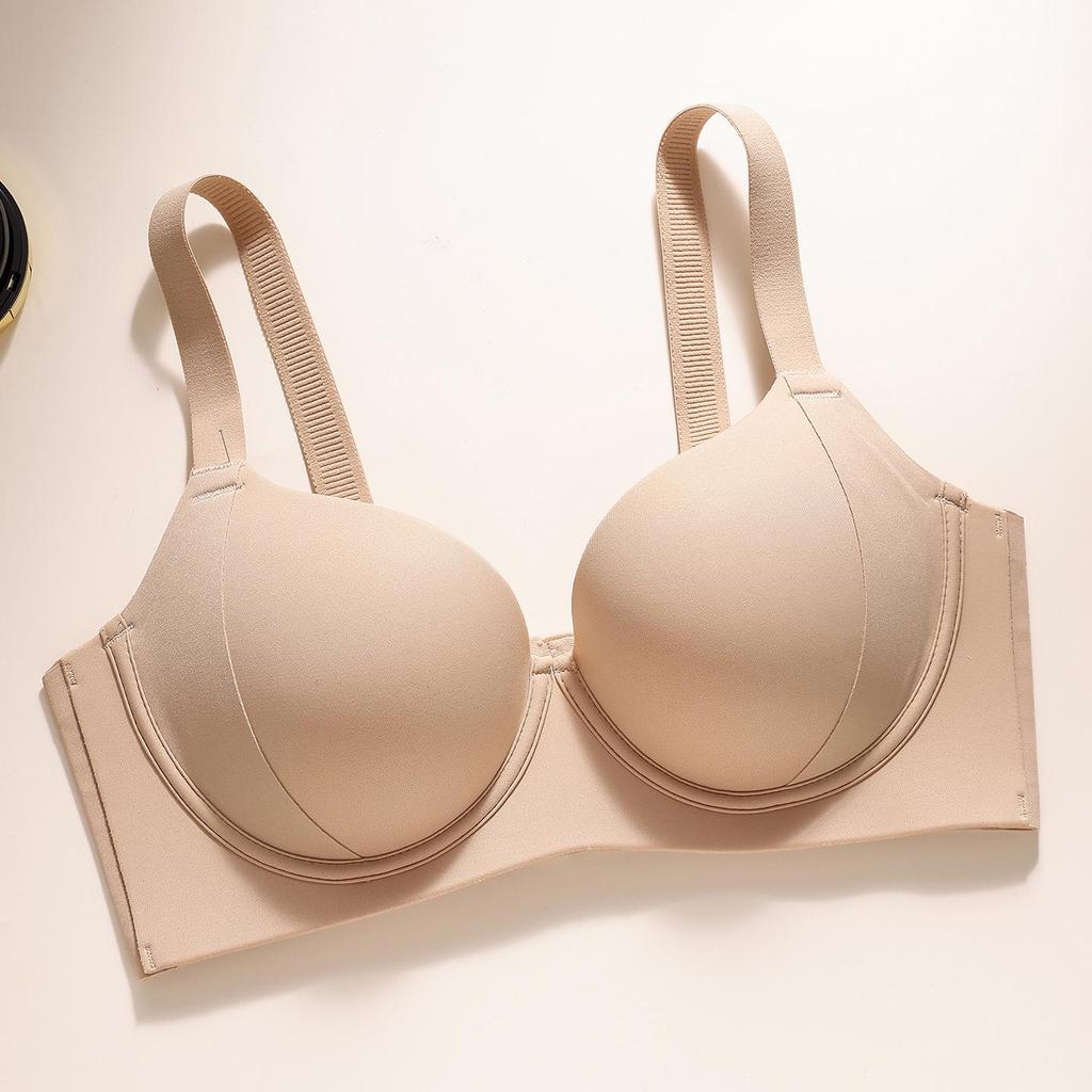 Seamless Uplift Minimizing Bra: Anti-Sagging, Side Support, for Large Busts