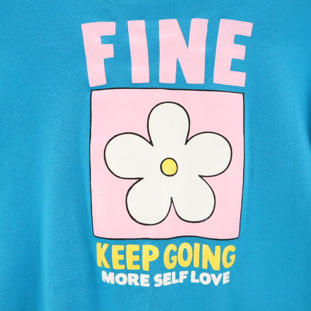 CANDY STRIPPER FINE Short Sleeve T-shirt 2 Light Blue Women Used