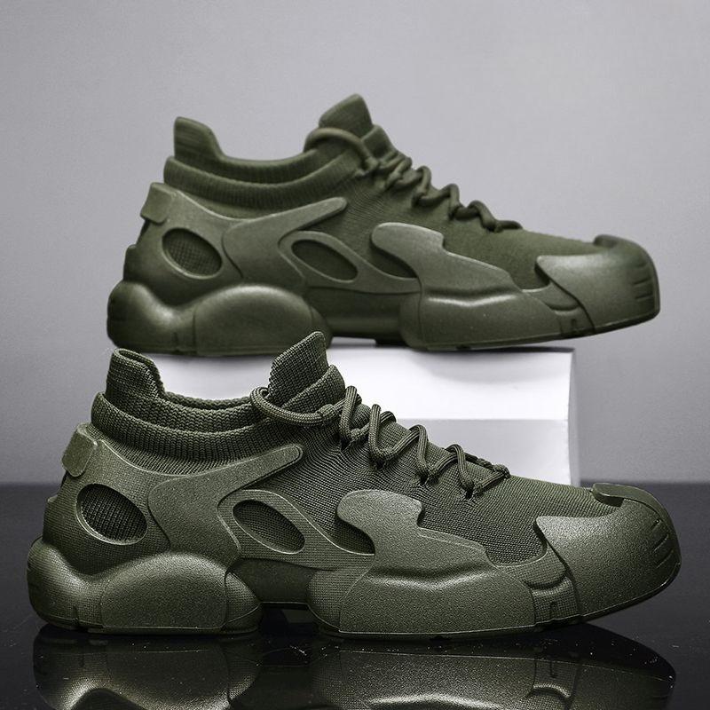 Fashion Minimalist Black Men's Casual Sneakers Outdoor Designer On Clearance Original Fashion Spring and Autumn Sale Male Sports Shoes