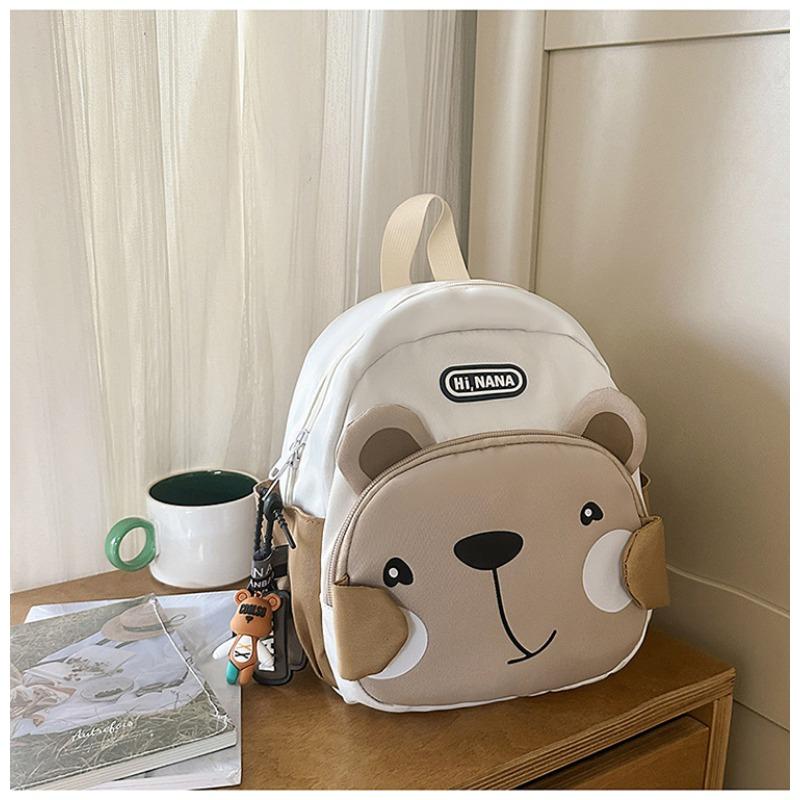 The new schoolbag is high-value, fresh and sweet, cute cartoon bear backpack, grade 1-3 student lightweight travel backpack.