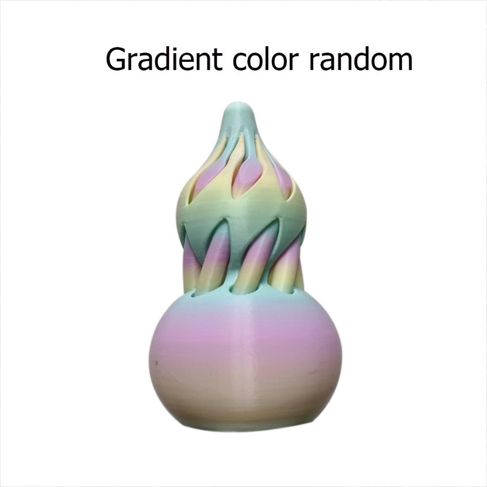 3pcs Classical Rotatable Gourd Toy Mini 3D Printed Spiral Toy Fingertip Gourd Ornament  Desktop