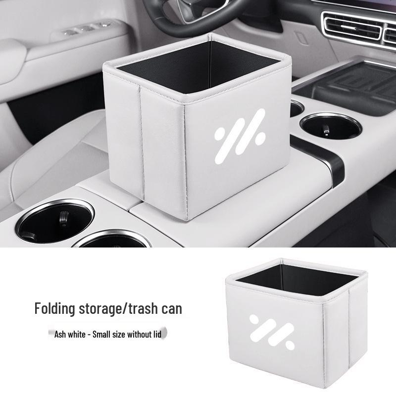 Zeekr L6/LS6/L7/LS7 Car Storage Box & Foldable Trash Can Organizer