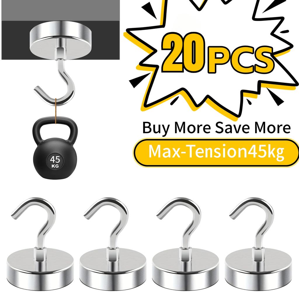 Magnetic Hanger Wall-mounted Extra Strong Cruise Hook Metal Strong Magnetic Hooks for Refrigerator Other Magnetic Surfaces