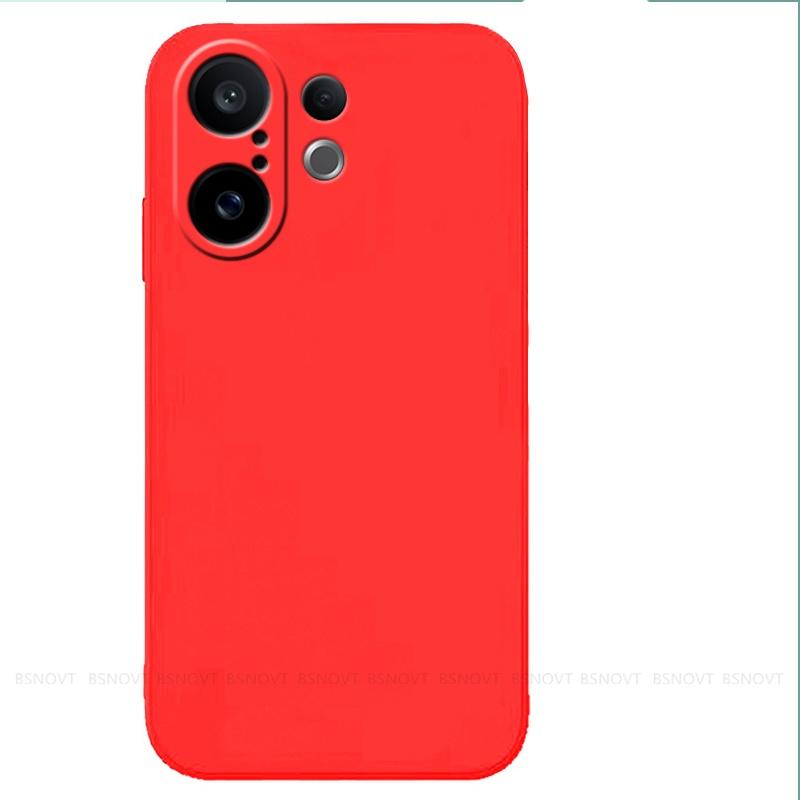 For Vivo X200 FE Case Cover Vivo X200 FE Capa New Back Bumper Shockproof Original Liquid Silicone Fundas Vivo X200 FE Soft Cover