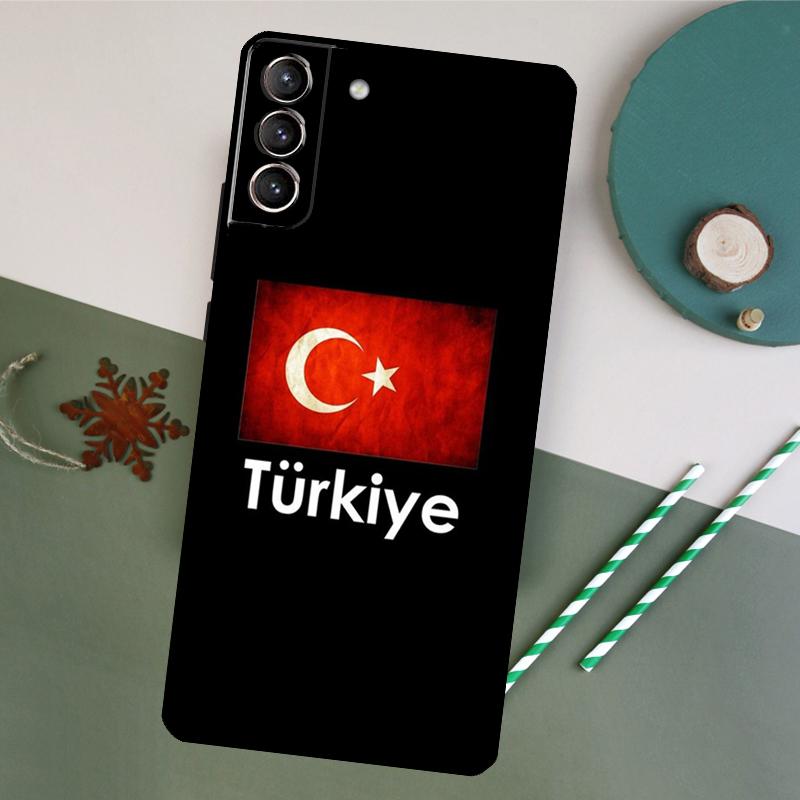 Turkish Ataturk Flag Phone Case For Samsung Galaxy S26 S23 Ultra S20 S21 S22 S24 S25 Plus S10 S25 FE Back Cover