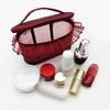 Petit Trouver Mesh Love Embroidered Lace Portable Cosmetic Makeup Bag Cute Tissuecouple gift for valentine's day products
