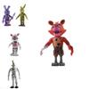 Adorable 6-piece Fnaf Five Nights At Freddy's Mini Figurines For Cake Toppers And Gifts