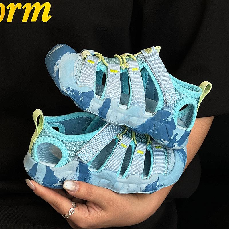 Quick-Dry Waterproof Summer Beach Sandals for Kids - Closed-Toe, Non-Slip Water Shoes for Boys, 2026.