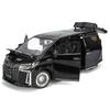 Heimanba Toyota Alphard 2023 Diecast Miniaturauto H1162 1/18 / (Schwarz BK)