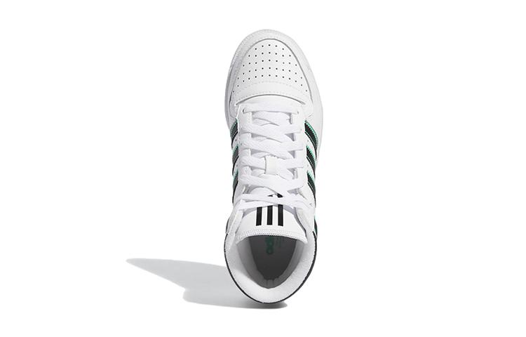 adidas Originals Top Ten Rb J Casual High Top Kids' Skateboarding Shoes White Black Green HR1416