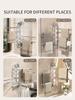 Suction Cup Towel Rack Rotatable Bathroom Towel Holder 2/4 Towel Bars Bath Hanger Shelf Kitchen Hanging Organizer Shelevs