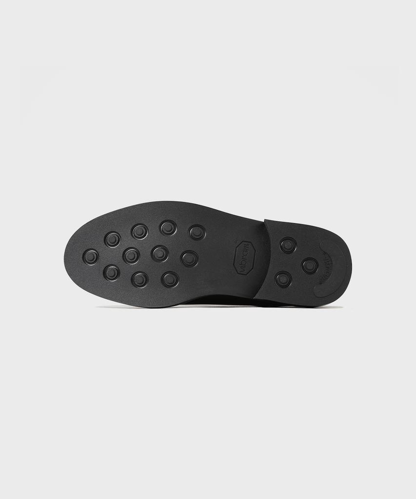Firenze Atelier [Vibram] All Day Round Toe Chelsea Boots 2600 [Crack Black]