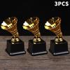 Badminton Trophy Golden Plastic Prizes For Kids Competitions Award Medal Decorative Model Sports Game Toy Champion