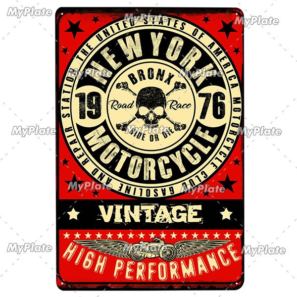 Motorbike Metal Sign Vintage Plaque Tin Sign Wall Decor For Garage Plate Crafts Art Ride Or Die Poster Gift Custom Drop Shipping