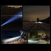 Beste Mountainbike-Lichter mit Blitzfunktion für Nachtfahrten, superhelles, wasserdichtes T6-LED-Fahrradlicht mit kostenlosem Zoom, wiederaufladbares Fahrrad über USB