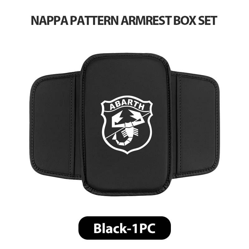 For Abarth Car Console Container Armrest Covering Protective Cover FIAT 500 FR Ducato Doblo Freemont Idea Stilo