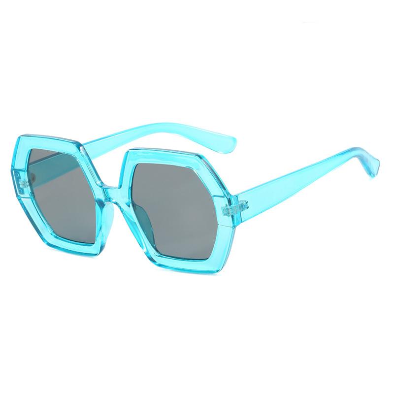 Oversized Hexagon Sunglasses Women Men Trendy Luxury Designer Sun Glasses Vintage Punk Sexy Big Frame Shades