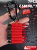 Black S2 Magnetic Sleeve Screwdriver Bit Set with Storage Strip