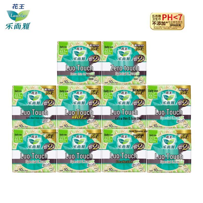 Laurier Kao Instant Dry Ultra Thin Daily Sanitary Pads, 22.5cm