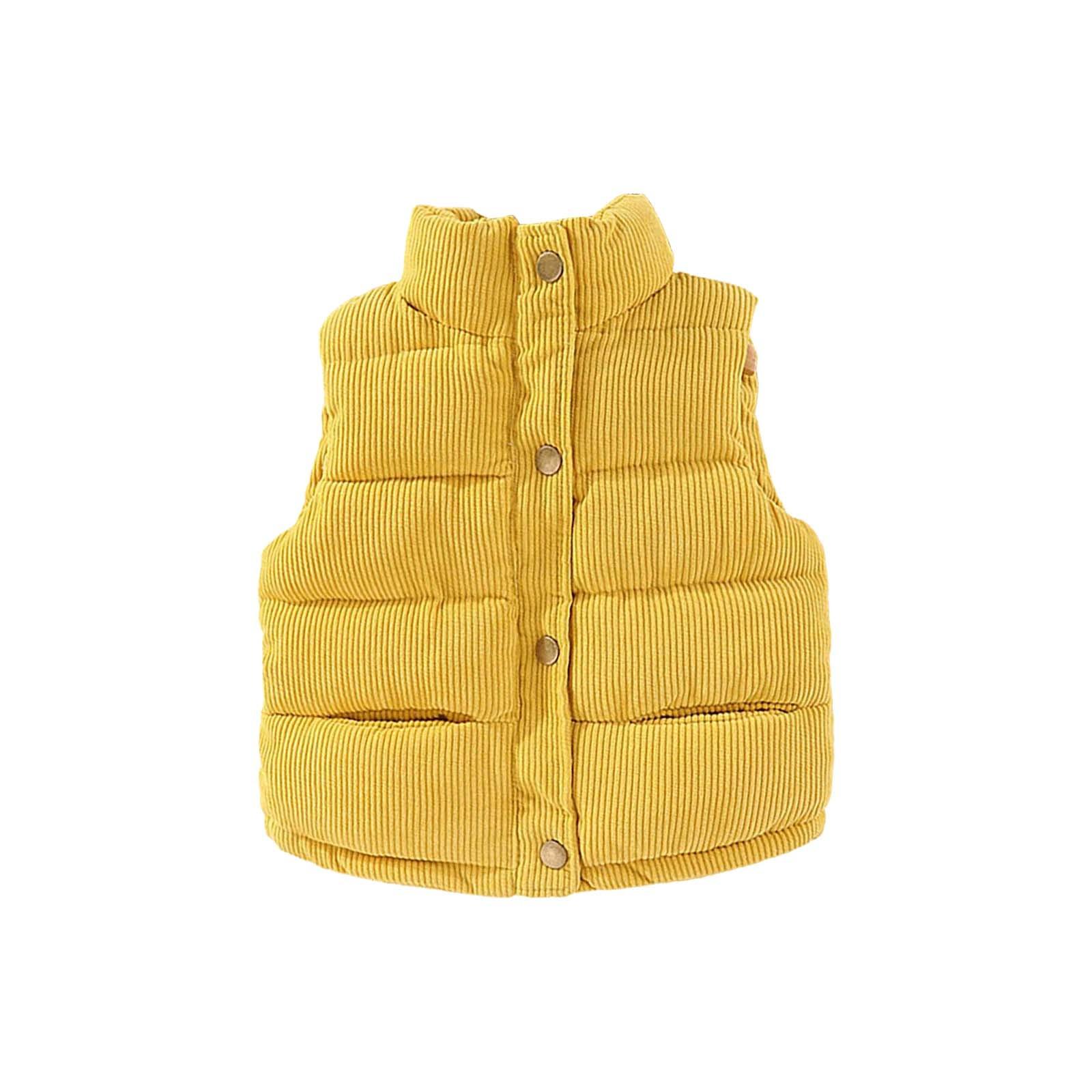 

Kids Vest - Thickened Sleeveless Jacket 150 жёлтый