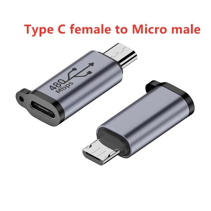 TypeC Female To Mini USB/Type C Female To Micro USB/Micro USB Female To Type C/Micro USB Female To Mini USB Connector Adapter