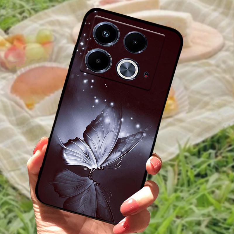 Pour Housse Infinix Note 40 Coques Mignonnes Pour Infinix Note 40 Silicone Souple TPU Coques Arrière Pour Infinix Note 40 X6853 Housse Protectrice