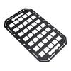 Truck Bed Molle Panel Rack 15x9.25x0.08in Aluminum Use with L Track Tool Cargo Storage Molle Panel for Cars SUVs Pickup