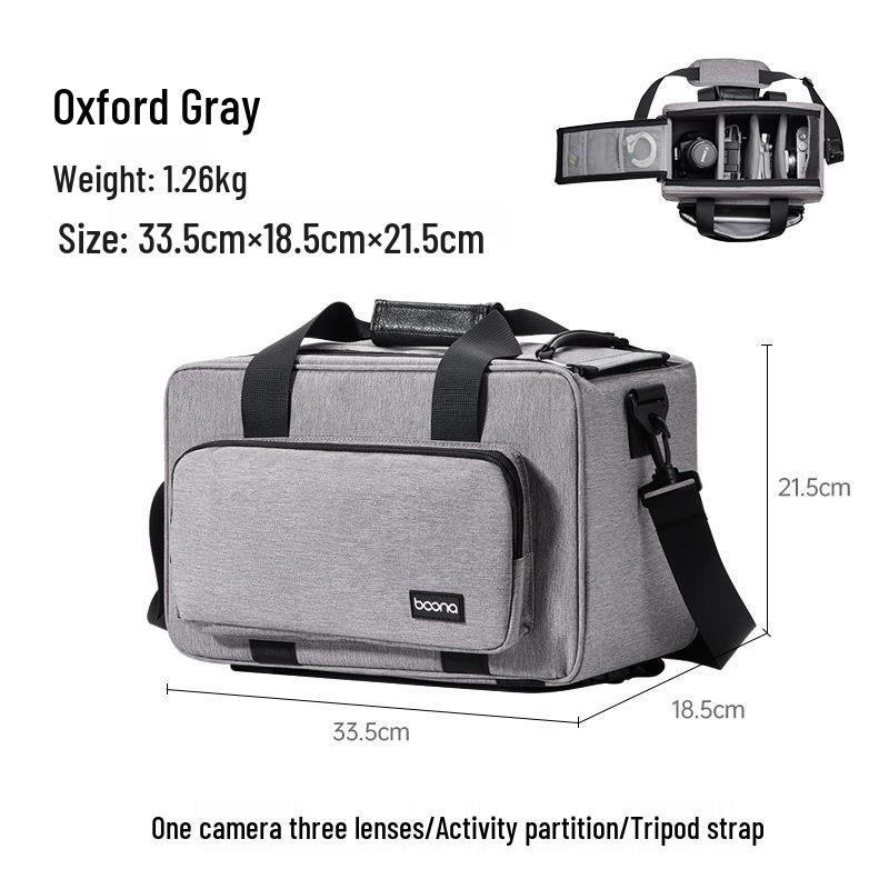

DSLR Mirrorless Camera Crossbody Bag for Canon, Sony, Fujifilm – Single Shoulder Lens Handbag