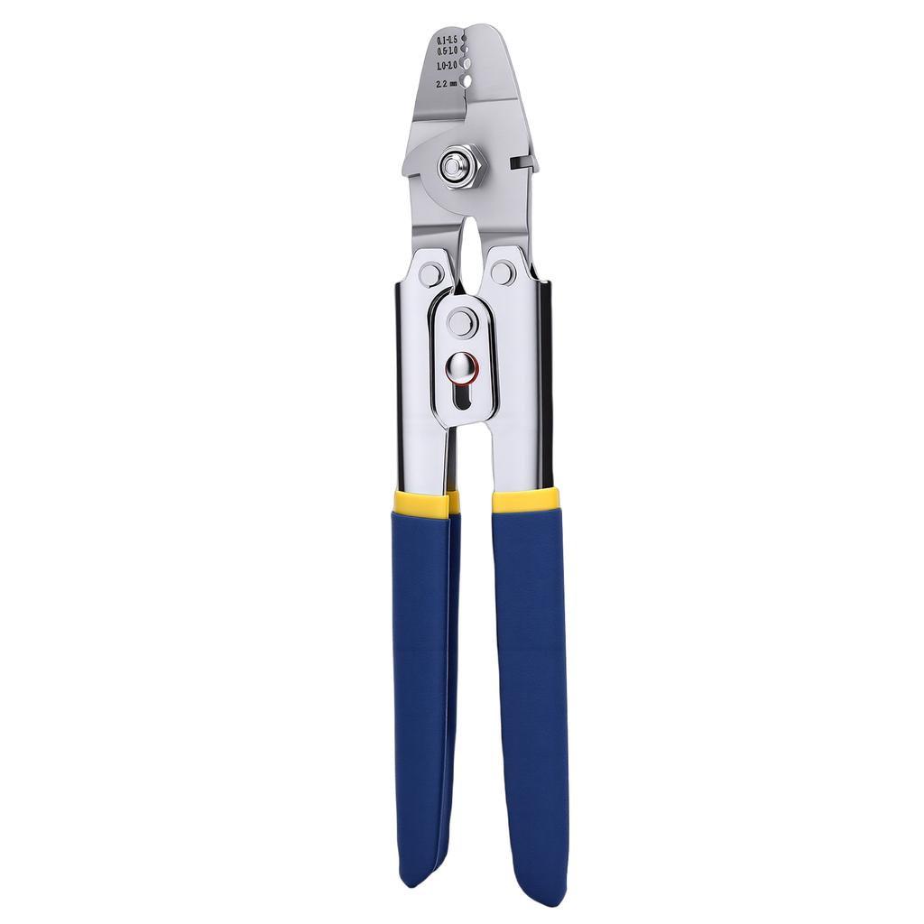 Crimping Pliers Wire Rope Aluminum Sleeve Stainless Steel Crimping Tool Cutter 10in for Dia Within 2.2mm