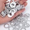 Car Engine Sump Oil Drain Seal Gasket 14mm Hole Nut Washer for Honda Engine Oil Sump Aluminium Seal Gasket Auto Parts 10/50PCS