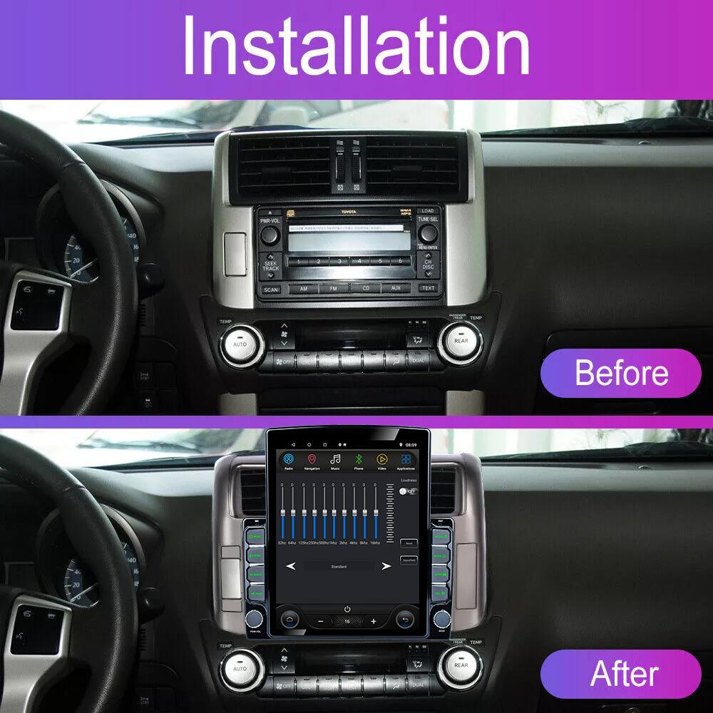 9.7" Android  Car Radio GPS Navigation Multimedia Autoradio Player for Toyota Land Cruiser Prado 150 2009-2013 Audio Stereo