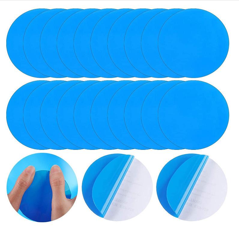 10/20 Pezzi Toppa Autoadesiva Sottomarina per Piscina, Kit di Riparazione per Piscina in PVC, Toppa di Riparazione Sottomarina per Piscina