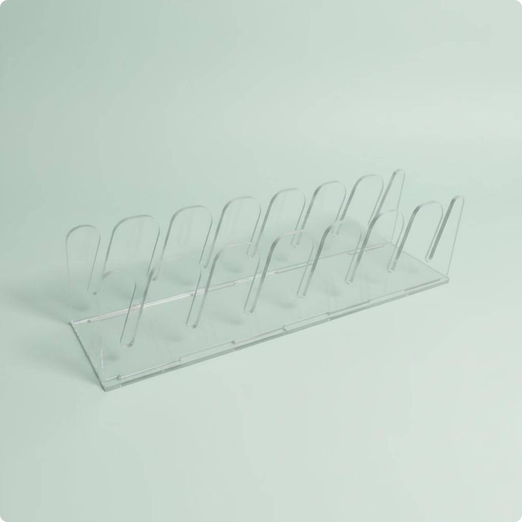Acrylic Hat Organizer Minimalist Design Acrylic Cap Stand Baseball Cap Organizer Space-Saving Storage Item Transparent
