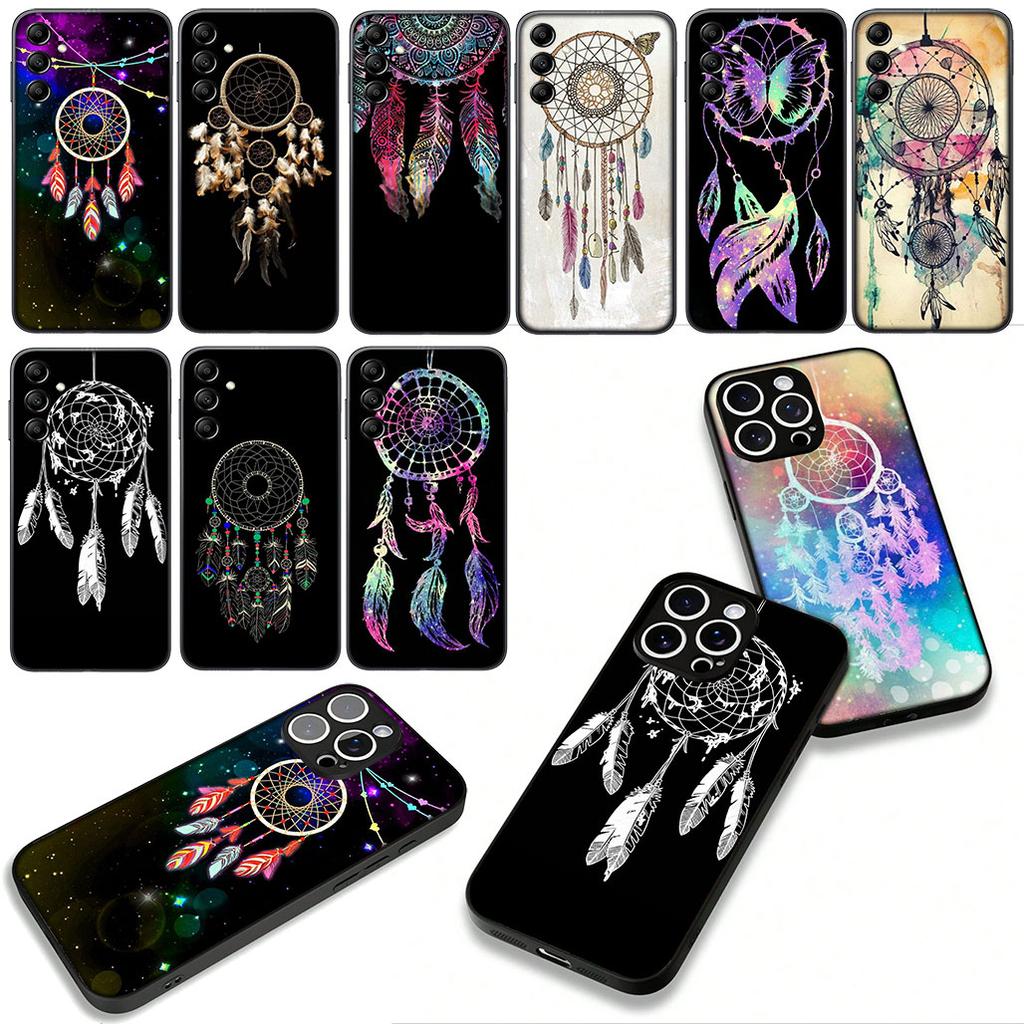 For Samsung Galaxy S25 S24 S22 S23 FE Ultra Plus A56 A05 A06 A15 A16 A55 S7 Edge Case Dream Catcher Watercolor Dreamcatcher