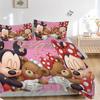 Custom 3pcs Mickey Minnie Love Bedding Sets For All Sizes New 123D Printed Bed Cover Comforter Duvet Cover Pillowcase Bedroom Decoration