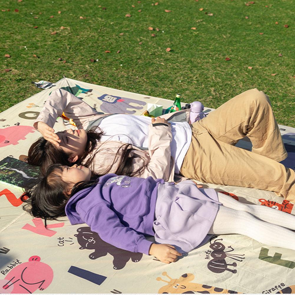 Outdoor Portable Waterproof Camping Floor Mat Foldable Picnic Mat Wear-resistant Ground Mat