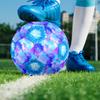 1PC Abstract Watercolor Flow Blue Tiedye Soccer Ball Size 5 Football Machine Sewn Indoor/Outdoor Universal Football Gift W139