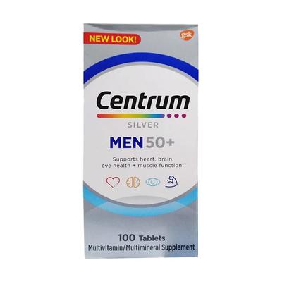 Supplemento per uomini 50+ (100 tab), Argento Uomini 50+,
