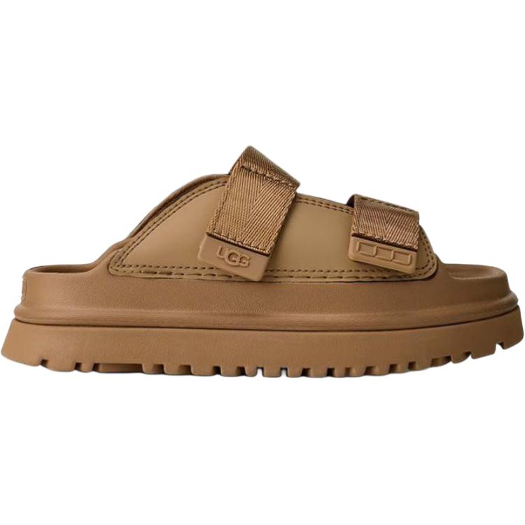 UGG Goldenglow Comfortable Versatile Non-Slip Low-Top Kids Slippers Kids Slippers Brown 1166513K-DND