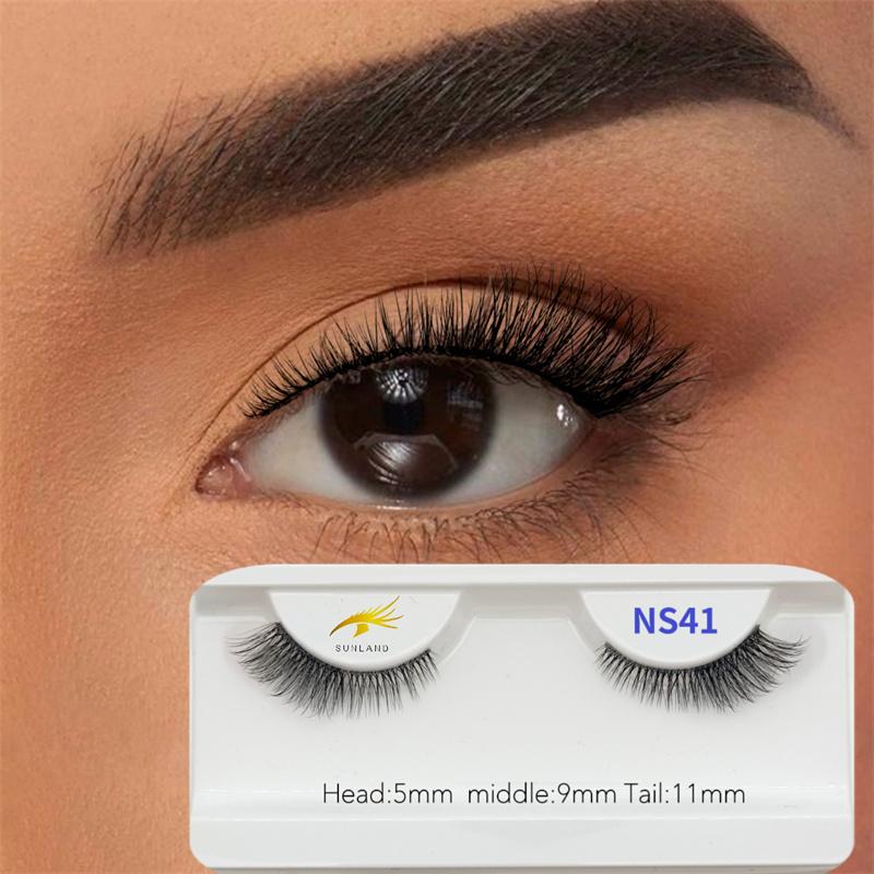 New Arrivals Soft Light Matte Synthetic Hair Faux Mink Handmade Eyelashes Korean Vegan Custom Lashes Cluster Reusable