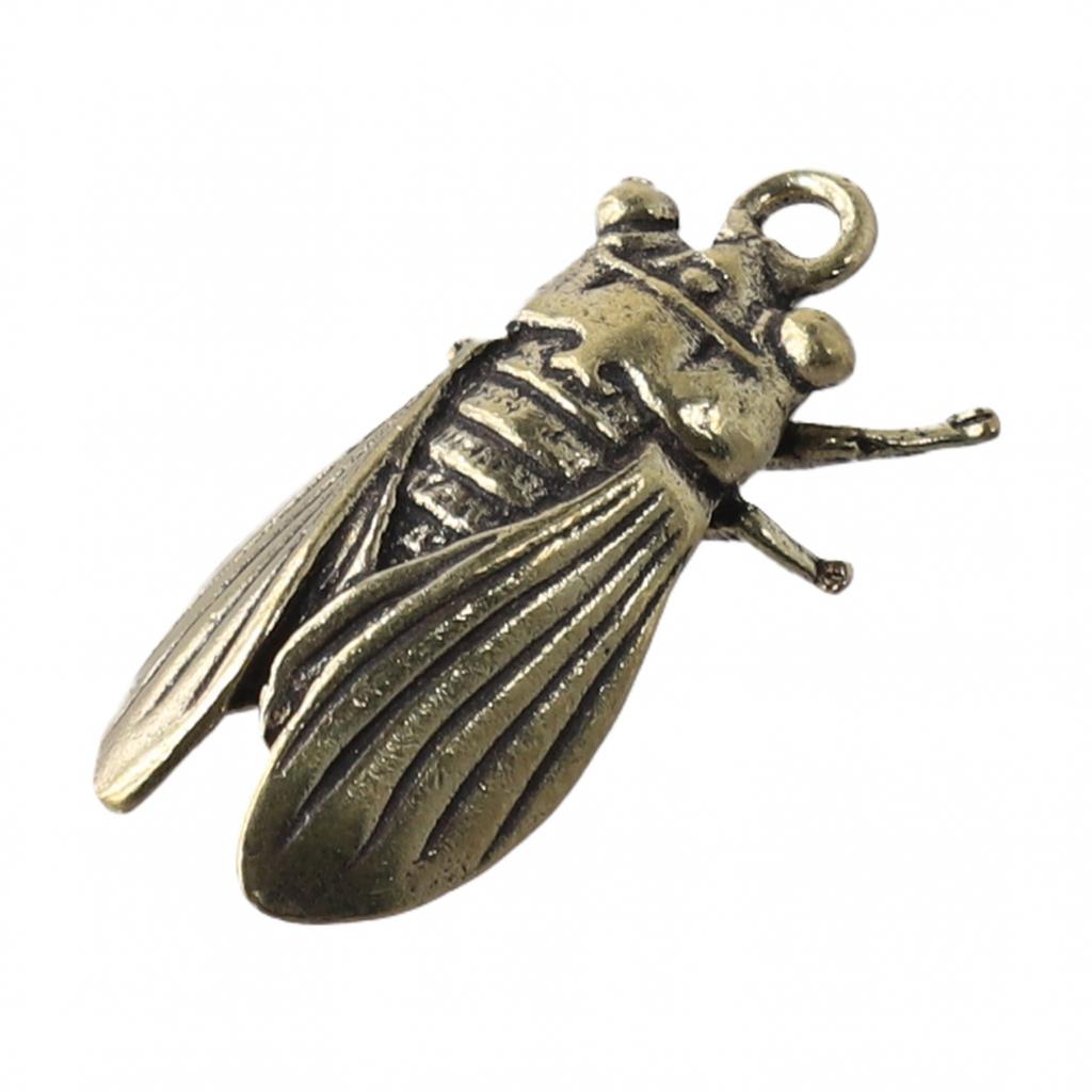 Handmade Cicada statue Creative Pure Brass Exquisite Ornaments Lifelike
