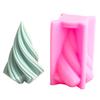 Candle Mold Rotating Cone Easy Demoulding Reused DIY Non-stick Handmade Aromatherapy Soap Mold for Home