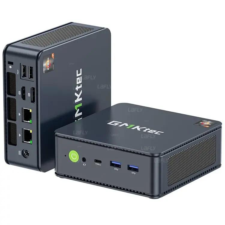 GMKtec M5 Plus Ryzen 7 5825U Mini PC Win11 Pro DDR4 SO-DIMM NVMe M.2 SSD WiFi6E BT5.2 Tri-Display Desktop Office Gaming Computer