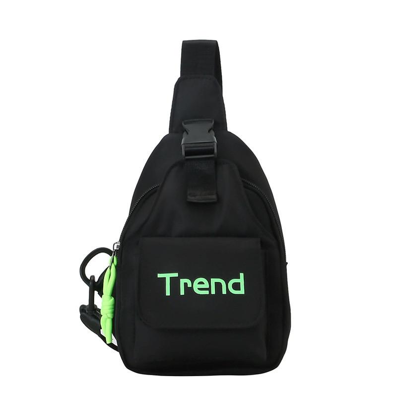 

Модна дитяча сумка в корейському стилі для хлопчиків і дівчаток з привабливим літерним візерунком у жовтому та чорному кольорах для повсякденних прогулянок чорний