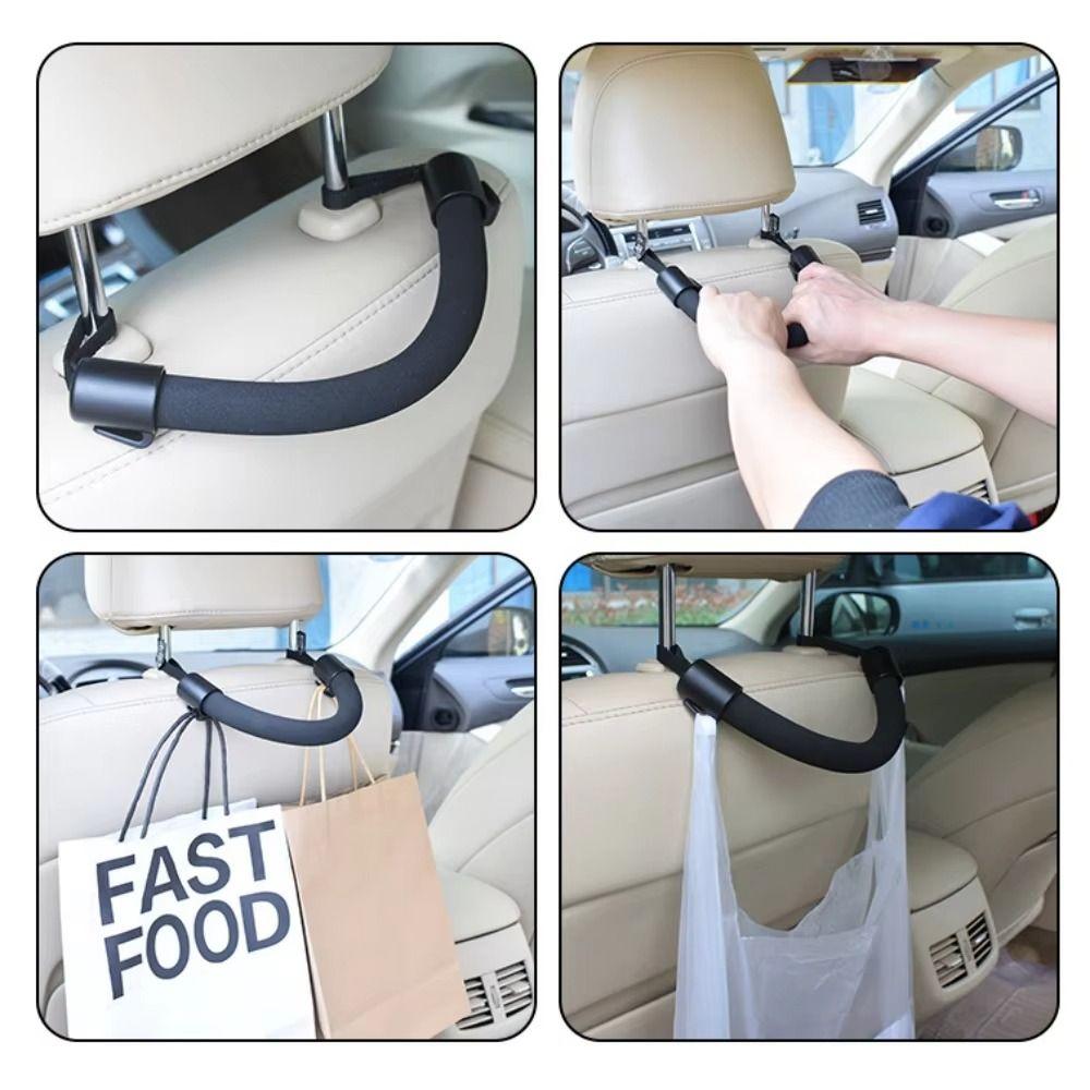 Soft Material Car Headrest Grab Handle Headrest Safety Handrail  Vehicle Accessories