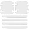 Transparent Car Door Handle Bowl Anti-scratch Stickers Strip Protection Rearview Mirror Anti-collision Invisible Clear Strips
