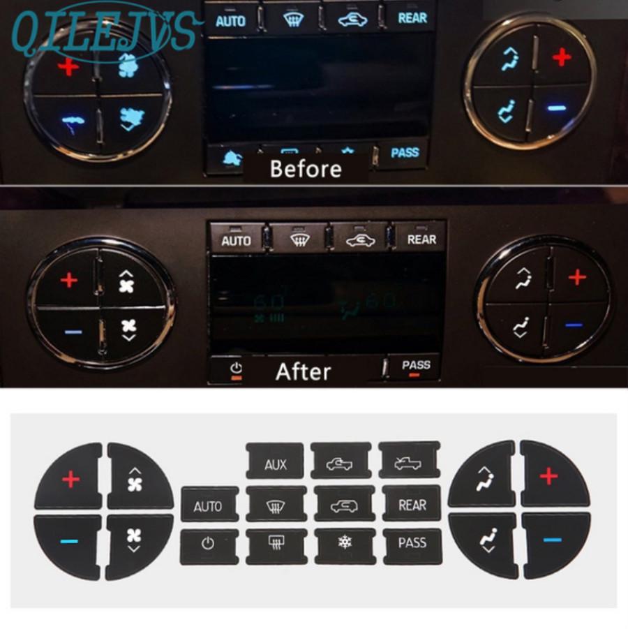 Automatic Temperature Control Sticker Buy Auto Car Sticker AC Climate Control Button Sticker Panel Button ...
