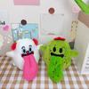 Spitting Tongue Plush Keychain Ornament Cute Little Ghost Hanging Decoration for Backpack Type 1